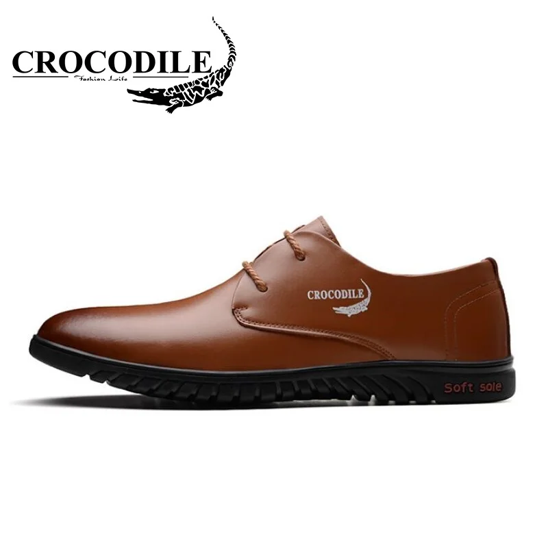 

Crocodile Men Leather Sneaker Footwear Casual Walking Shoes Men Running Shoes Male Light Sport Shoes Flat Loafers