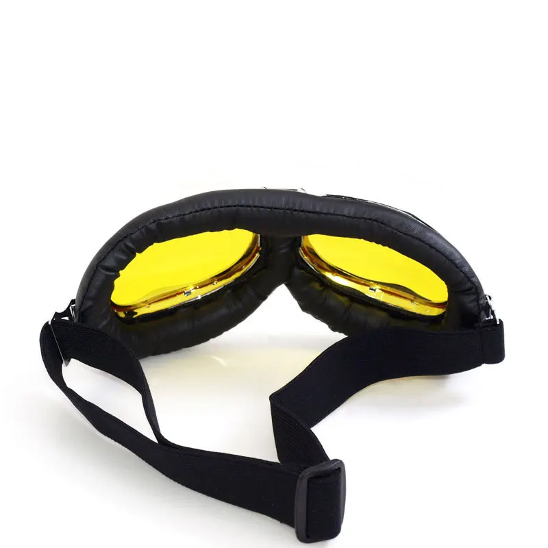 Новое поступление, винтажные анти-УФ очки для мотоцикла, велосипеда, скутера, пилота, шлема, очки для мотокросса, стимпанк, Круизер, шлем, очки