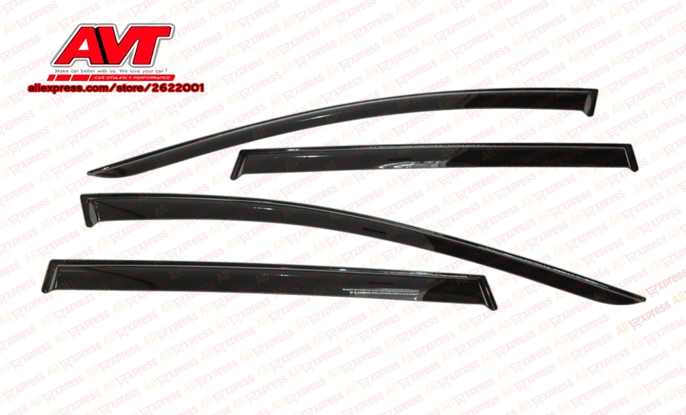 Deflectors case for Peugeot 307 wagon 2001-2011 1set4pcs styling window deflector guard auto vent visor rain guards cover | Автомобили и