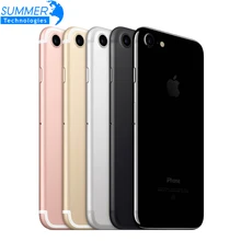 Оригинальное разблокирована Apple iPhone 7 4 ядра 2 ГБ Оперативная память 32 г 128 ГБ 256 ГБ Встроенная память IOS LTE 12.0MP Камера отпечатков пальцев Touch ID смартфон