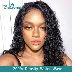 BeQueen Lace Front Human Hair Wigs Peruvian Water Wave Wig Pre-plucked Hairline Human Hair Lace Frontal Wig For Black Women BeQueen Lace Front Human Hair Wigs Peruvian Water Wave Wig Pre-plucked Hairline Human Hair Lace Frontal Wig For Black Women