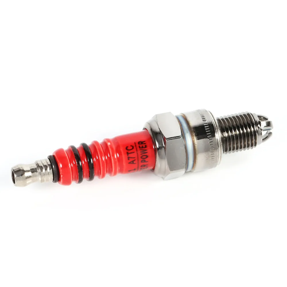 High Performance 3 Electrode Spark Plug for Scooter ATV Quads GY6 50cc 150cc for Motorcycle Ignition iridium spark plugs