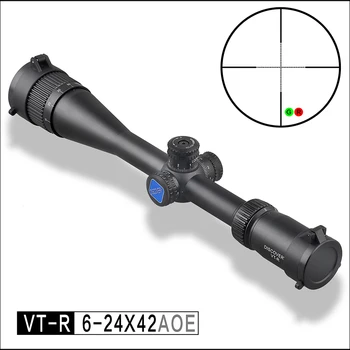 

Discovery optical outdoor VT-R 6-24X42AOE red and green double phosgene rifle outdoor gun sight riflescope