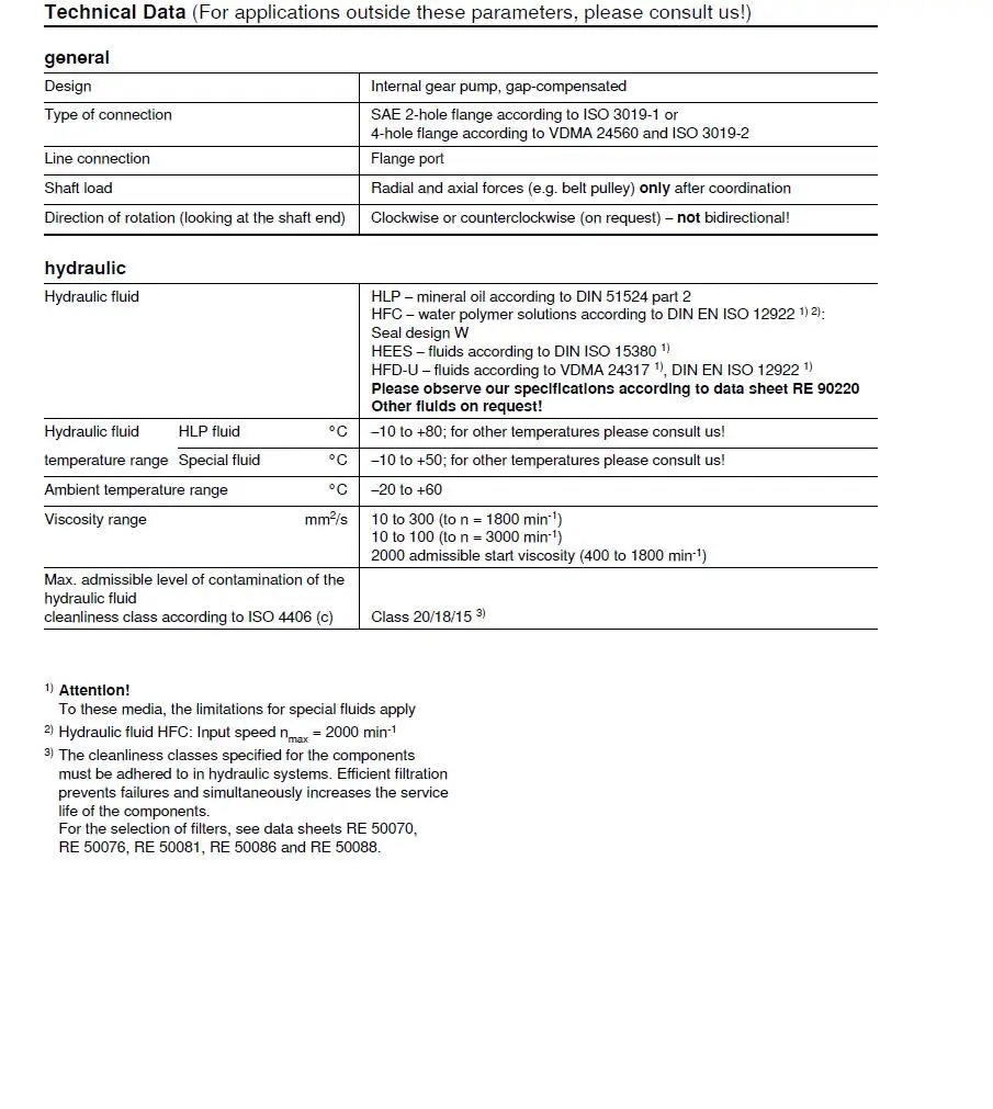 Rexroth PGH3X высокий нажимной механизм насос PGH4-30/025RE11VU2 машинный масляный насос