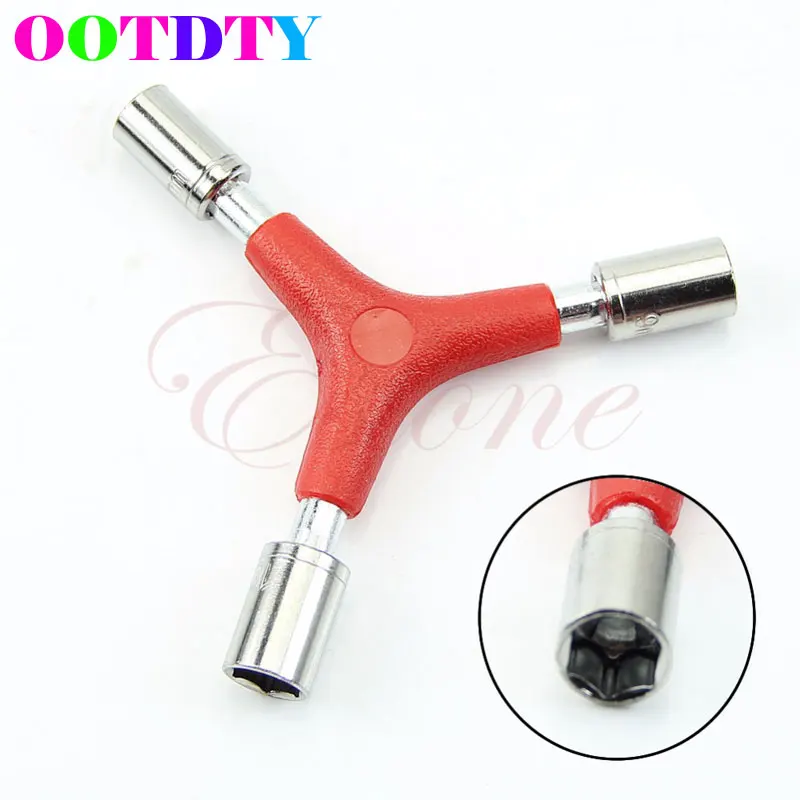 

OOTDTY Bicycle Bike 3Way Y Handle Hex Socket Wrench Trigeminal Repair Tool 8mm 9mm 10mm APR3_10