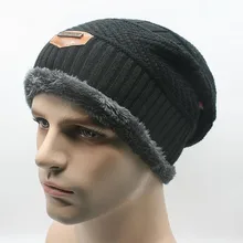New Fashion Unisex Knitted Autumn Winter Cold Protection Caps Solid Color Keep Warm Hedging Caps