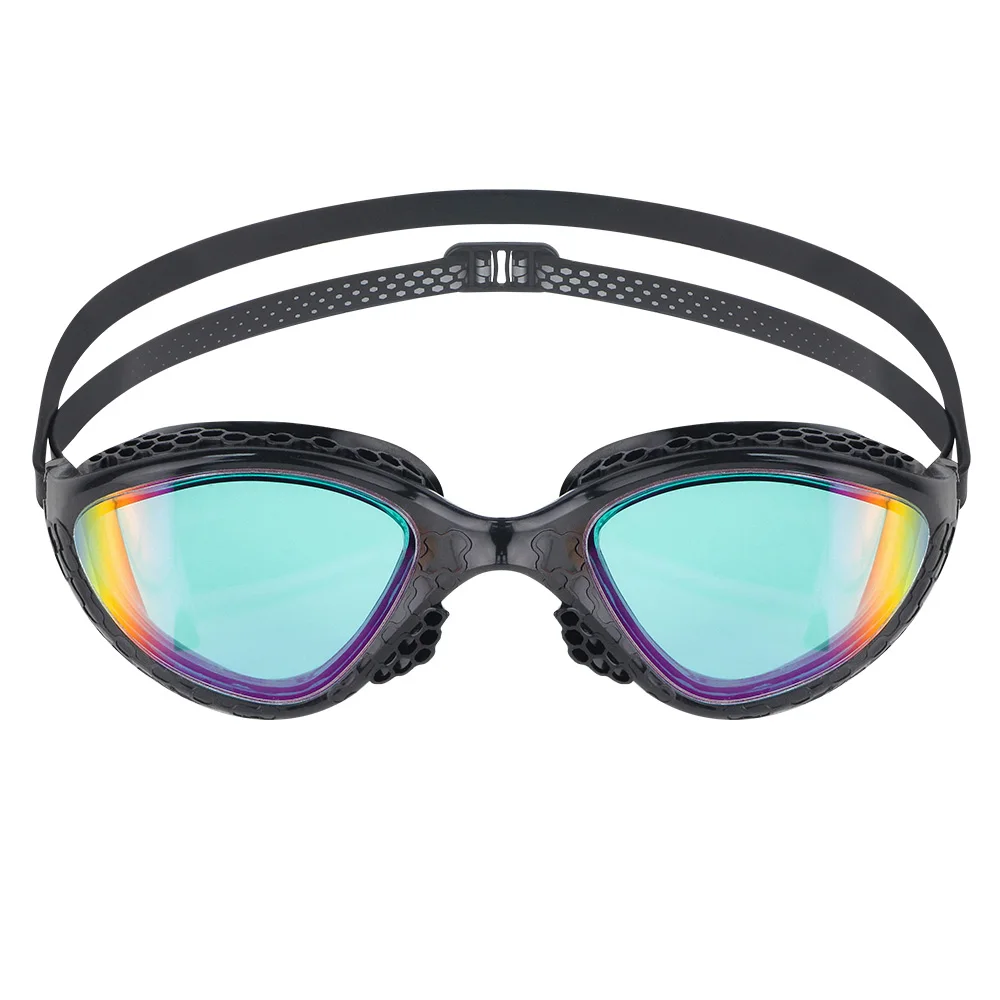LANE4 iron3 производительность и фитнес плавать очки-гидродинамический дизайн, анти-туман УФ Защита для взрослых мужчин женщин VR-945 - Цвет: green red