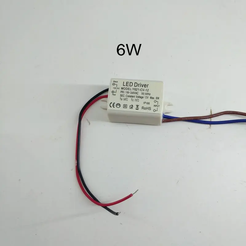 da luz do transformador de 6w 15w 20w ip66 12v