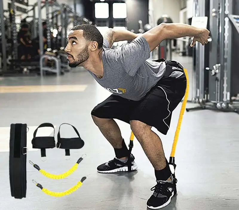 Leg Muscle Exercise Resistance Elastic Hip Muscle Exercise Squat Stiffener Enhance Waist Strength CCP062