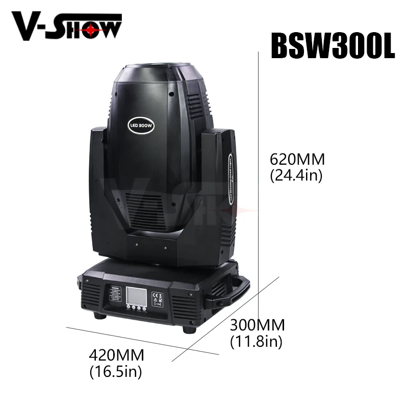 2 шт. с чехлом BSW 300 Вт светодиодный движущийся головной свет электронные пятна 3в1 сценический свет Dmx Dj свет для дискотеки бар Свадебные мероприятия