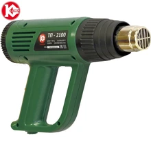 Теплопистолет Калибр ТП-2100 Мощность 2100 Вт, Темпаратура(Режим 1/Режим 2/Режим 3) 25/350/550 градусов, Скорость воздушного потока(Режим 1/Режим 2/Режим 3) 150/300/500 л/мин. Удобный кейс