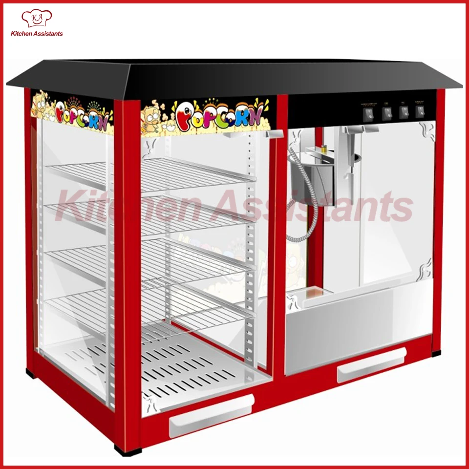 

VBG918 Electric 16OZ Popcorn Machine Warming Showcase 220 Volt Commercial