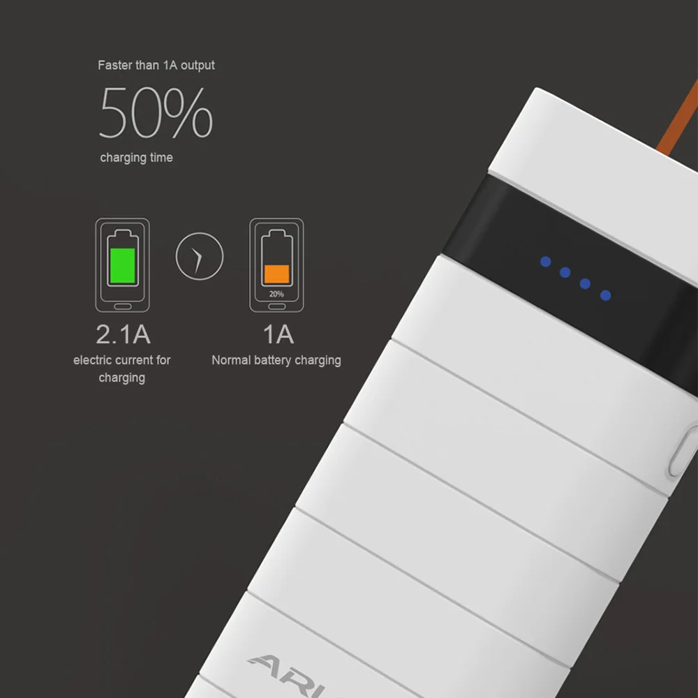 2-ARUN-10000-mAh-Power-Bank-Dual-USB-Charger-External-Battery-Portable-Y305A-Phone-Charger-For-Samsung-OPPO-Huawei-Xiaomi-Iphone