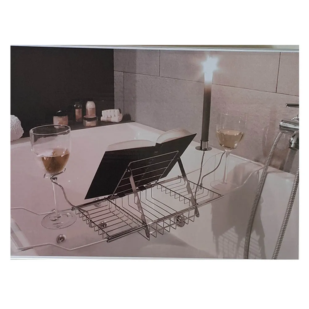 1Pcs Bathroom Bath Shower Tub Bathtub Caddy Storage Organizer Holder