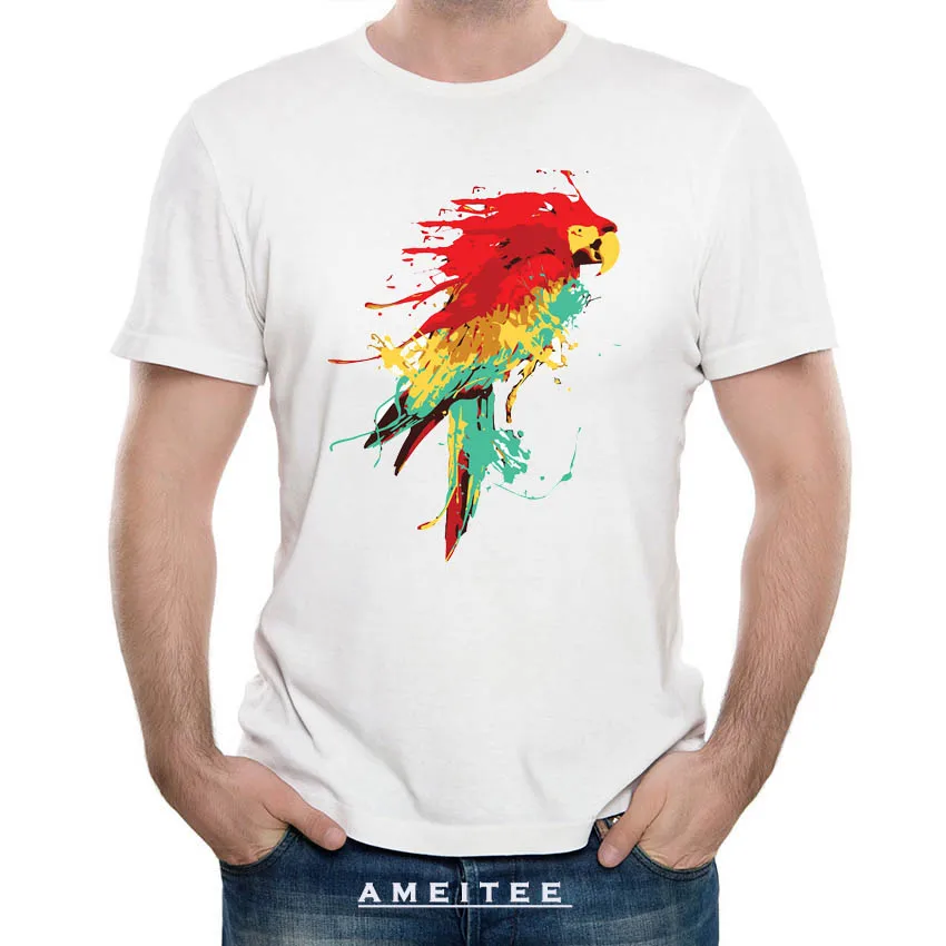 parrot print shirt
