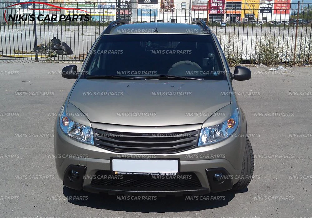 Брови на фары для Renault Sandero/Stepway 2009-2013 ABS пластиковые реснички ресницы формовочные украшения автомобиля Стайлинг тюнинг