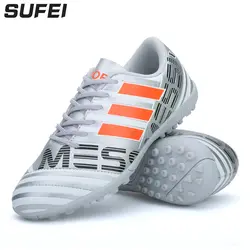 Sufei мужские футбольные бутсы износостойкие футбольные бутсы Нескользящие Детские дешевые Футзальные бутсы тренировочная спортивная обувь