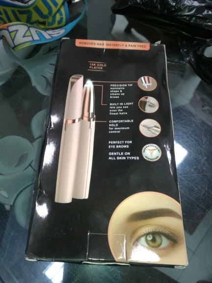 Epilator Mini Eyebrow Trimmer Micro Blade Technology photo review