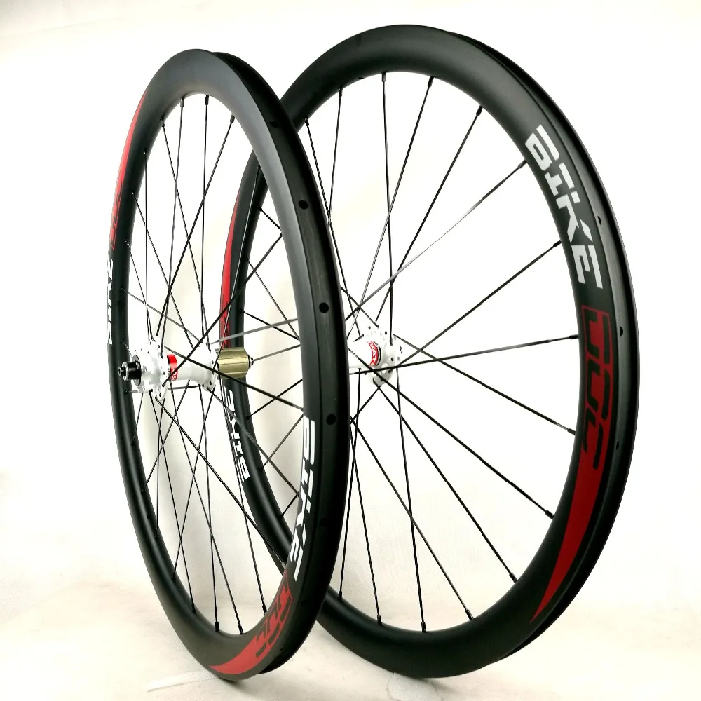 BIKEDOC 700C углерода дорожный диск колеса 50 мм Высота велосипедные белый 771 772 концентратор