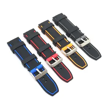 

Silicone strap 24mm 20mm 22mm watch accessories sports watch with silicone strap fitness Samsung Huawei motorcycle smart strap