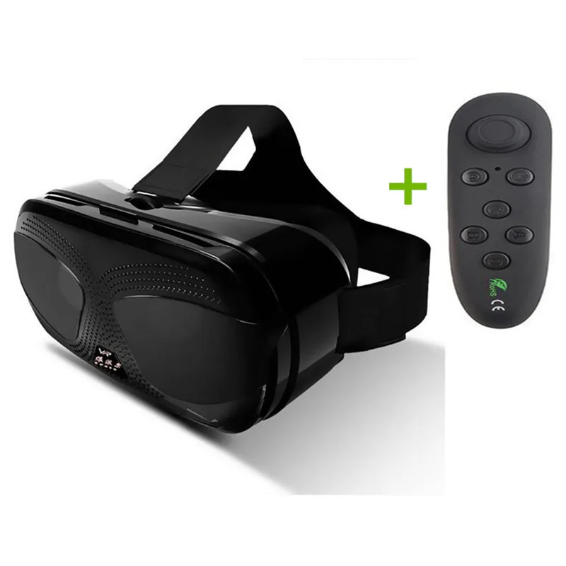 

VR Headset+Remote Controller Virtual Reality Viewer Imax Anti Bluelight Oculos Googless 3D VR Glasse Box for Samsung Galaxy S9