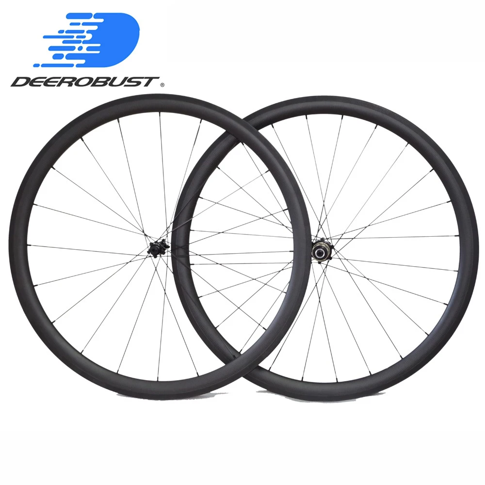 

Straight Pull 700c 38mm Road Bike Carbon Tubular Wheels Bicycle wheel set Powerway R36 Bitex BX305 Novatec hubs 20 24 Holes
