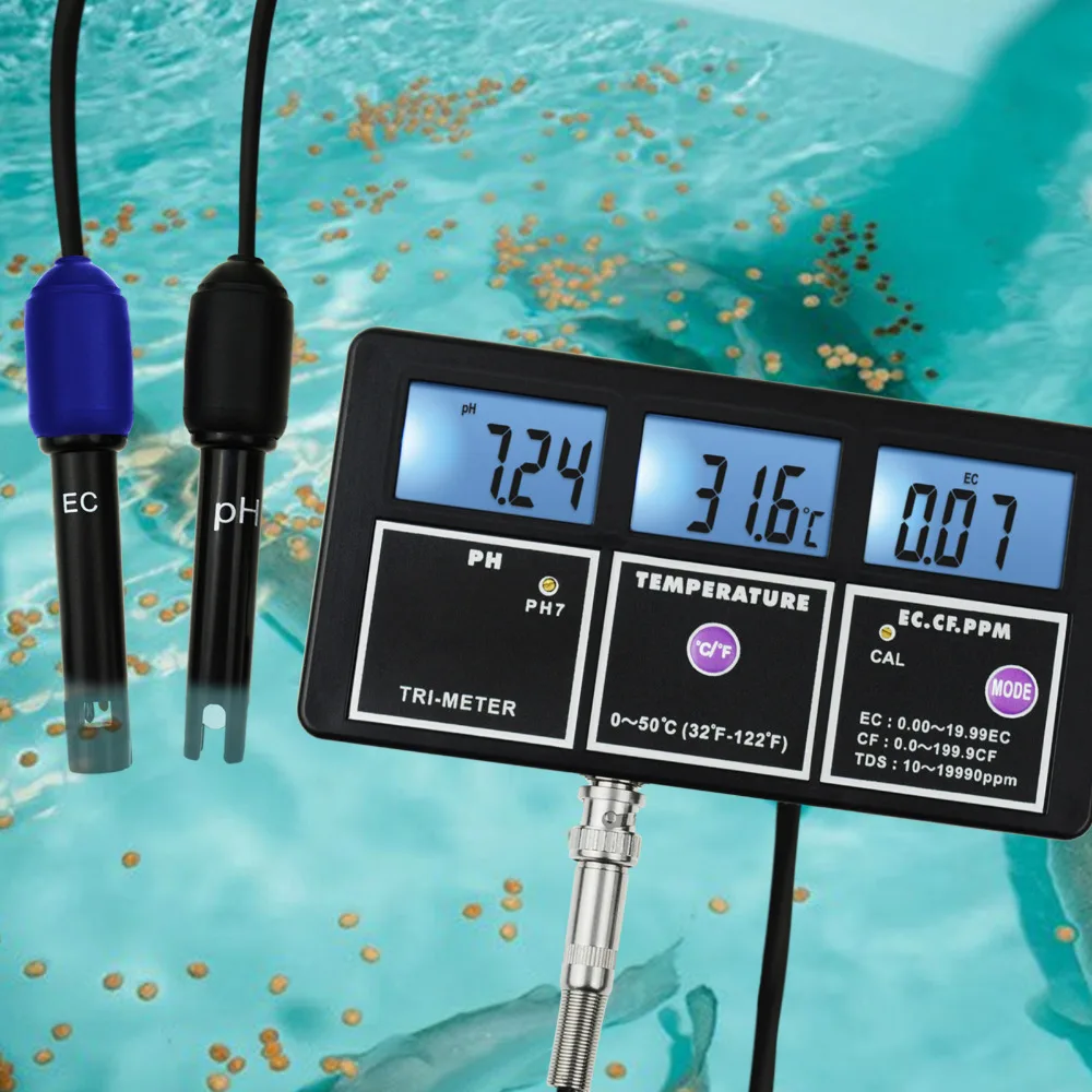 5-in-1 Water Quality Multi-parameter Ph Ec Cf Tds(ppm) Temperature 