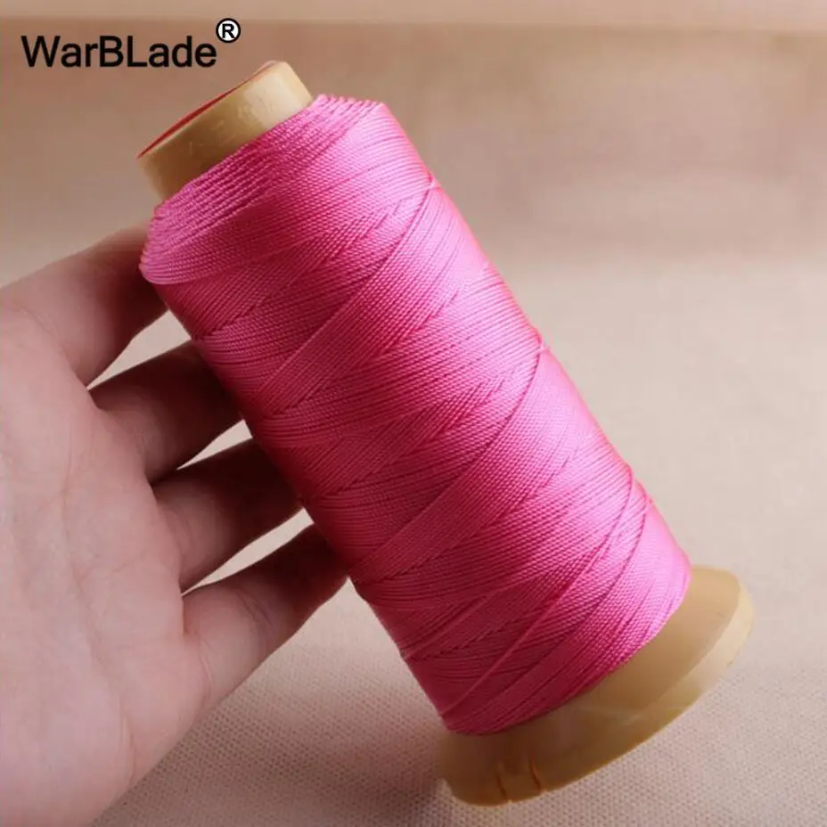 WarBLade полиамидный шнур, 0,2 мм, 0,4 мм, 0,6 мм, 0,8 мм, 1 мм, нейлоновый шнур, швейная нить, веревка, шелковое Бисероплетение, для изготовления ювелирных изделий своими руками - Цвет: Light rose red