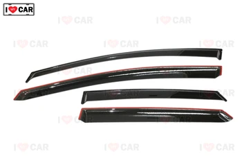 

Window deflector for Kia Ceed 5D 2006-2012 car window deflector wind guard vent sun rain visor cover car styling decor