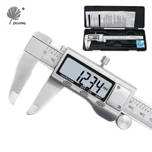 Wholesale prices JIGONG Digital Caliper 0-150mm / 6 “Stainless Steel Metal Casing Digital Caliper Dental Gauge Micrometer Electronic Caliper