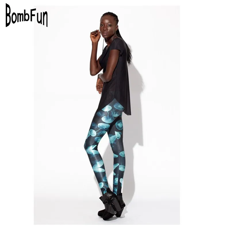 

Fantasy Jellyfish Leggings Pants Fashion Sexy Digital Print Jeggings Top Quality Women Girls Leggins Wholesale Trousers