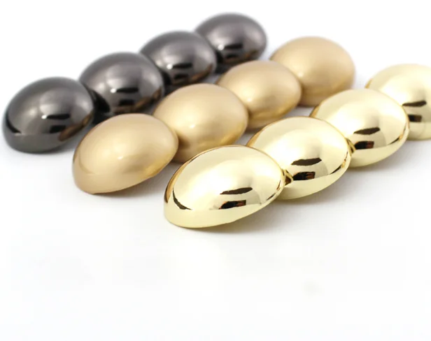 

Free shipping 18pcs/lot High-grade metal button Circular baldheaded golden mushroom sweater dust coat buttons 10mm-25mm