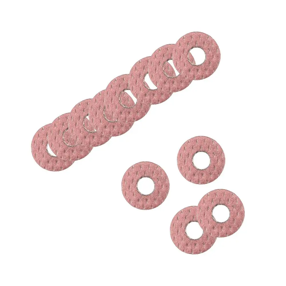 

Uxcell Insulating Washers 4x10x1/4x8x0.5/4x8x1/6x12x1/6x12x0.8mm Red Vulcanized Fiber Washers Insulation Gaskets for Motherboard