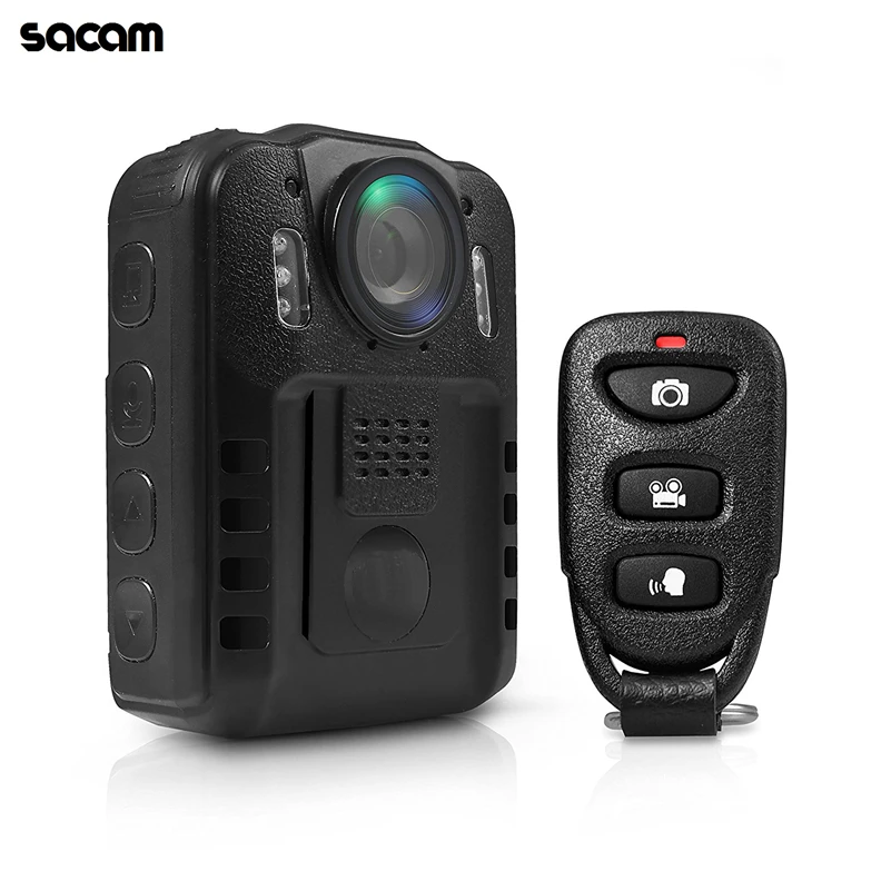 

SASAM Police Body Worn Camera Ambarella A7L50 HD 1296P policia IR Light DVR Video matraque t lescopique policial Recorder