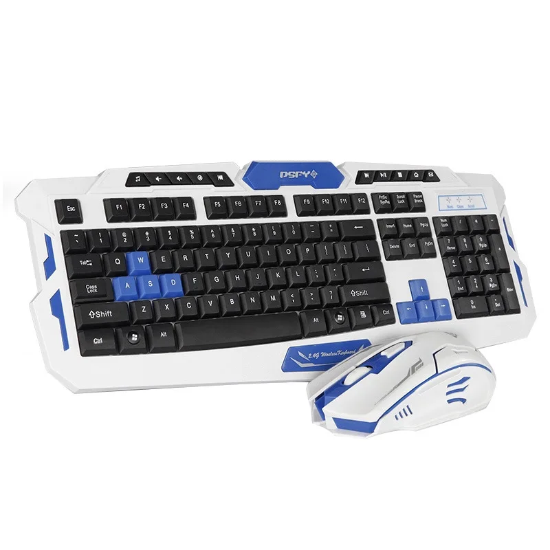 

High Quality Keyboard Mouse Combos USB Wireless Gaming Keyboard and Mouse Set 10m Receiving Distance Computer Peripherals