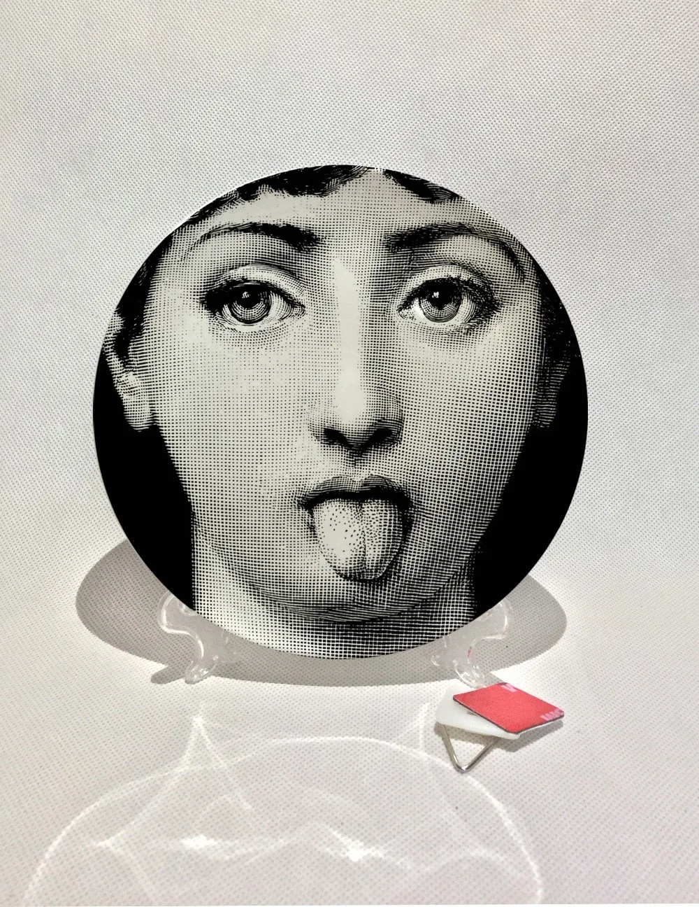 Billig Fornasetti platten Kunst Schönheit Gesicht SCHÄDEL Custom los platos für kunst schlafzimmer home cafe mode dekoration künstlerische dekorative teller