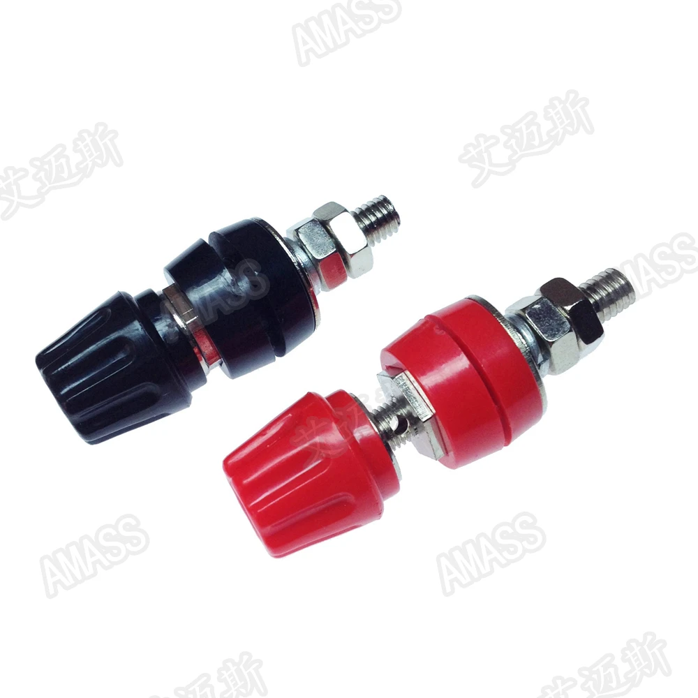 

Amass M6 terminal column pure copper high current with 4mm jack screw panel installation Track Shipping