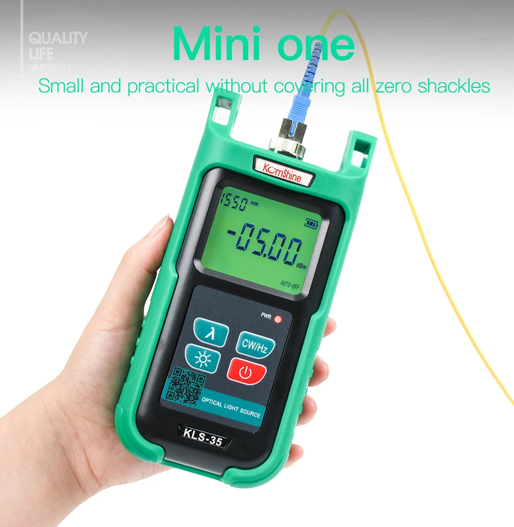 Fiber_optic_light_source_Komshine_KLS-35_with_softbag_same_as_jdsu_OLS_Comes_with_Calibration_Certificate