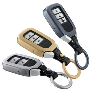 

Car Key Case Cover Smart/Folding Key Shell with key chian ring new For Honda Civic CR-V Accord XR-V Spirior Odyssey VEZEL