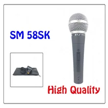 Frete Grátis! Professional Versão 58 SM 58sk Vocal Karaoke Handheld Microfone Com Fio Dinâmica Real Transformador Dentro Mic