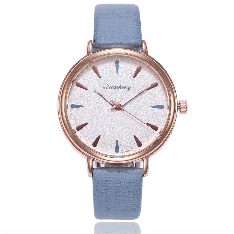 NEW Women's watches brand luxury fashion ladies watch Leather Band Analog Quartz Round Wrist Watch clock relogio feminino Y31 (5)
