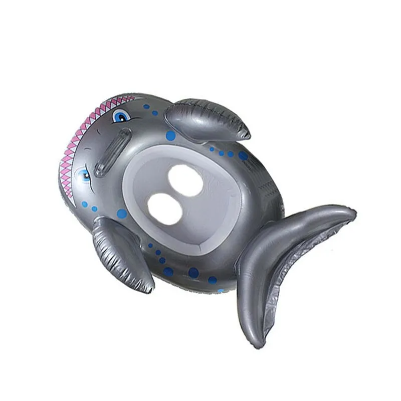 

Shark Shaped Swimming Ring Kids Baby Children Inflatable Swim Pool Seat Float Boat