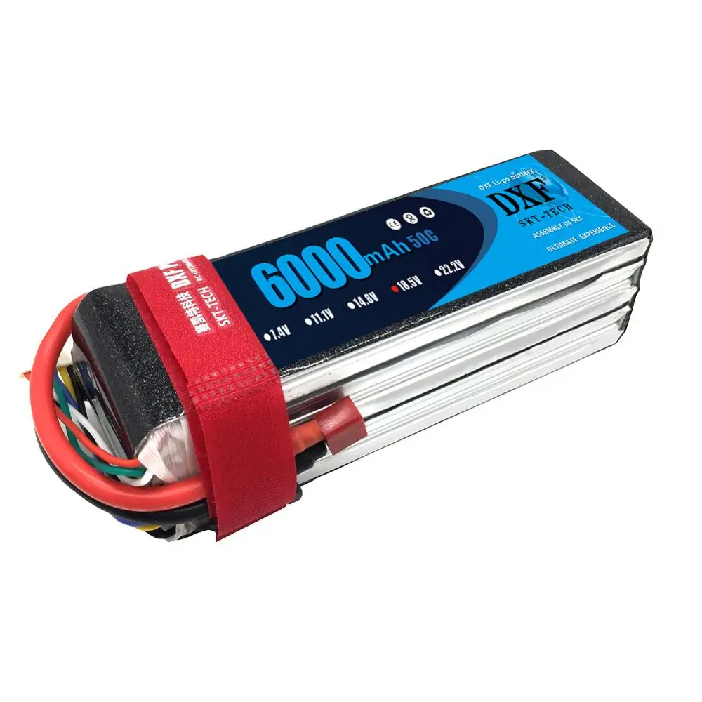 Аккумулятор DXF AKKU 18 5 в 6000 мАч 50C 100C 5S RC LiPo для самолета вертолета квадрокоптера