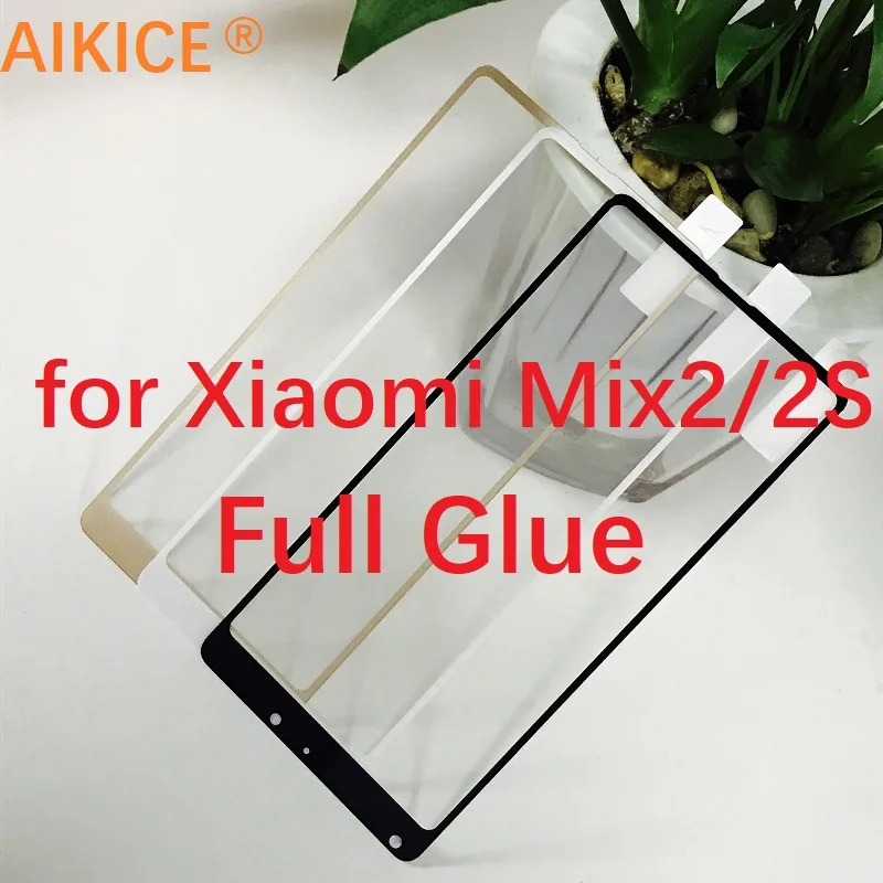 Защитное закаленное стекло Mix2 для Xiaomi Mix2s прозрачная пленка с полным покрытием