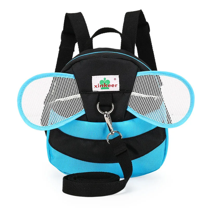 

Child Safety Bracelet Harnesses Toddler Walking Keeper Backpack Strap Bag Anti Lost Baby Harnesses, Leashes Coleira Cartoon Bee