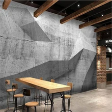 Ретро 3D обои кафе бар Фреска Ностальгический промышленный ветер цемент обои для гостиной обои домашний Декор РЕСТОРАН