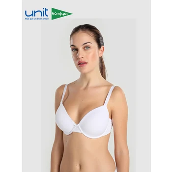 

UNIT White Smooth Women Bra D Cup Basic Strapless Bra Elegant Casual Summer Design Underwear Fashion El Corte Inglés