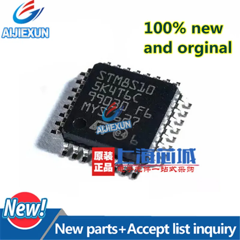 10 шт. 100% новый и оригинальный STM8S105K4T6C QFP32 ccess line 16 МГц STM8S 8-битный MCU до 32 Кбайт Flash