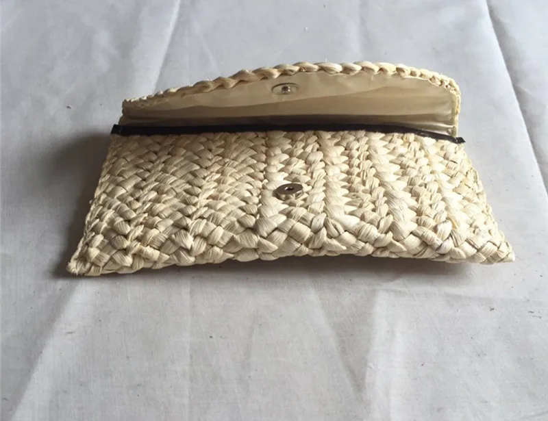 Women Straw Bags Knitted Corn Female Clutch Messenger Bag Summer Ladies Beach Bag Travel Handmade Braided Tote SS3004 (1)