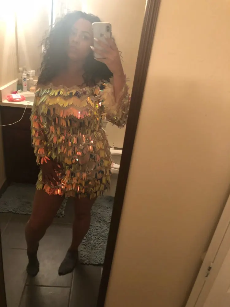 'Start The Show' Festival Sequin Dress photo review